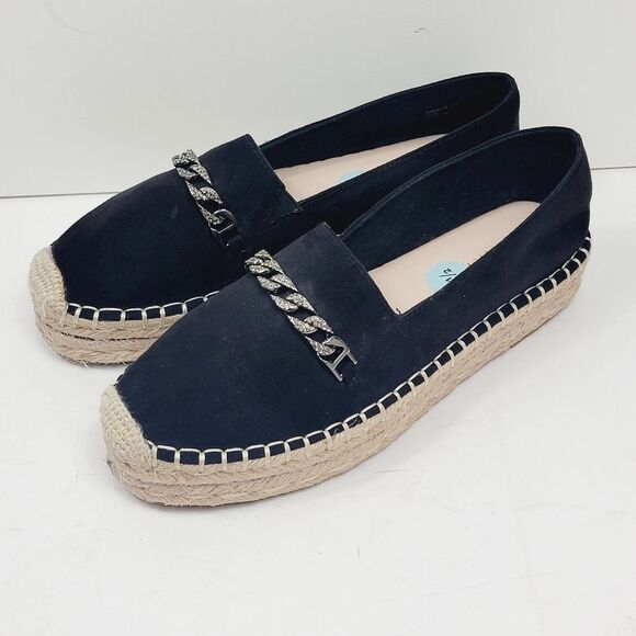 Tahari Black Brooklyn Platform Espadrilles Size 8.5 - Picture 3 of 8